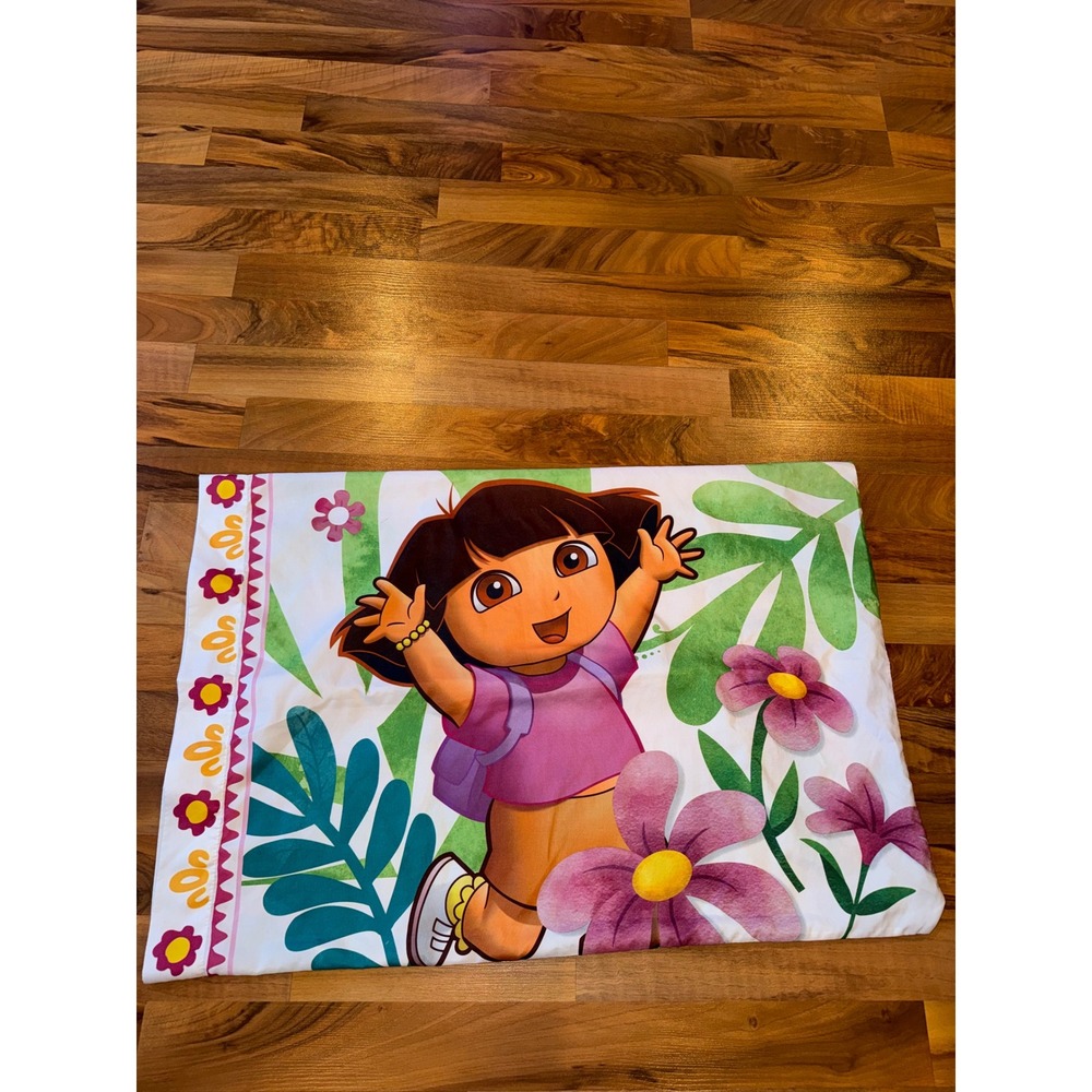 Dora‎ the Explorer Sheet Set Nickelodeon Kid Bedding vintage reversible case
